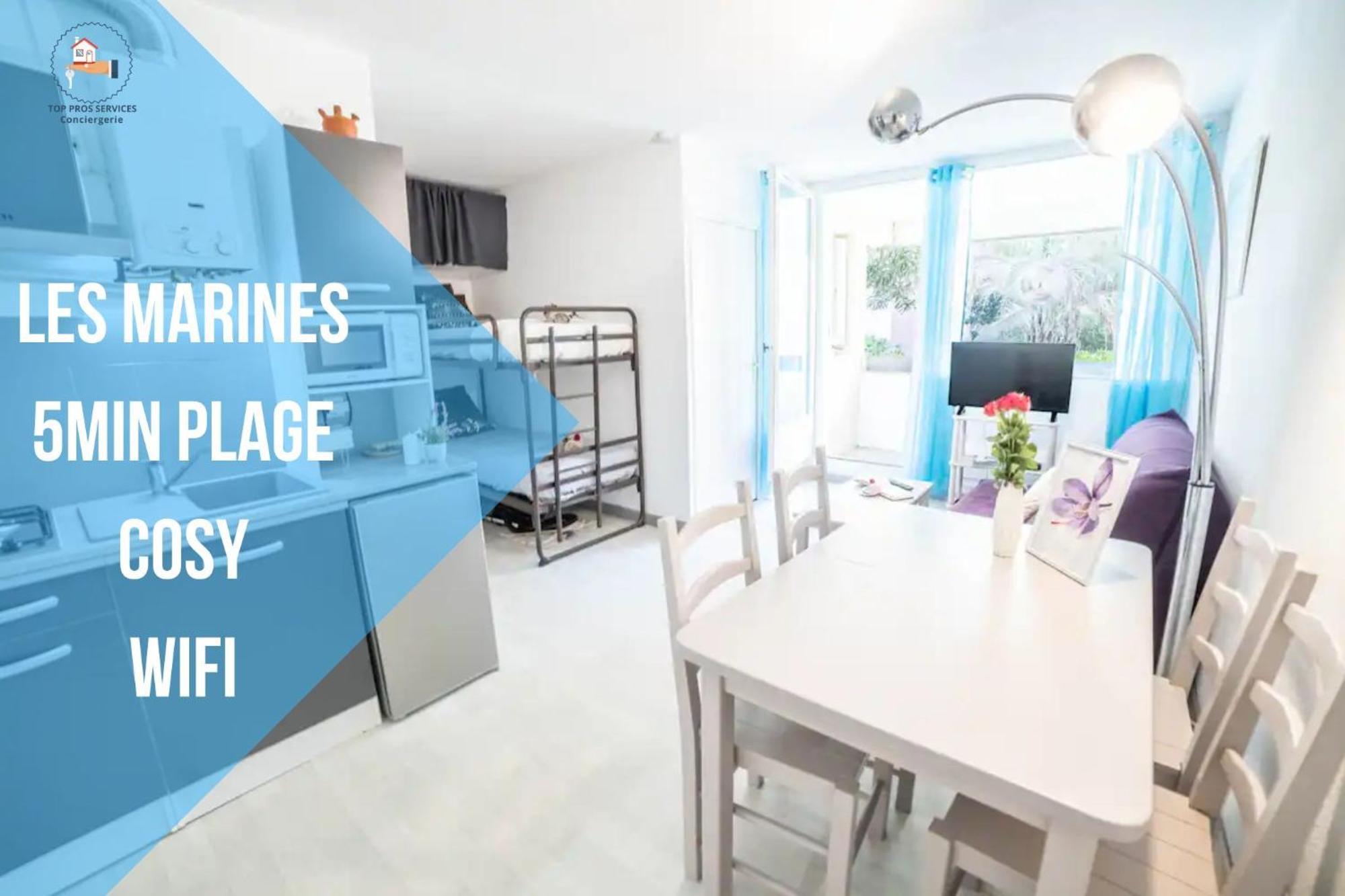 Les Marines Port 2 Min Plage Camargue- Top Pros Services Conciergerie La Grande Motte Mauguio Bagian luar foto